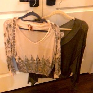 2 Free People blouses
